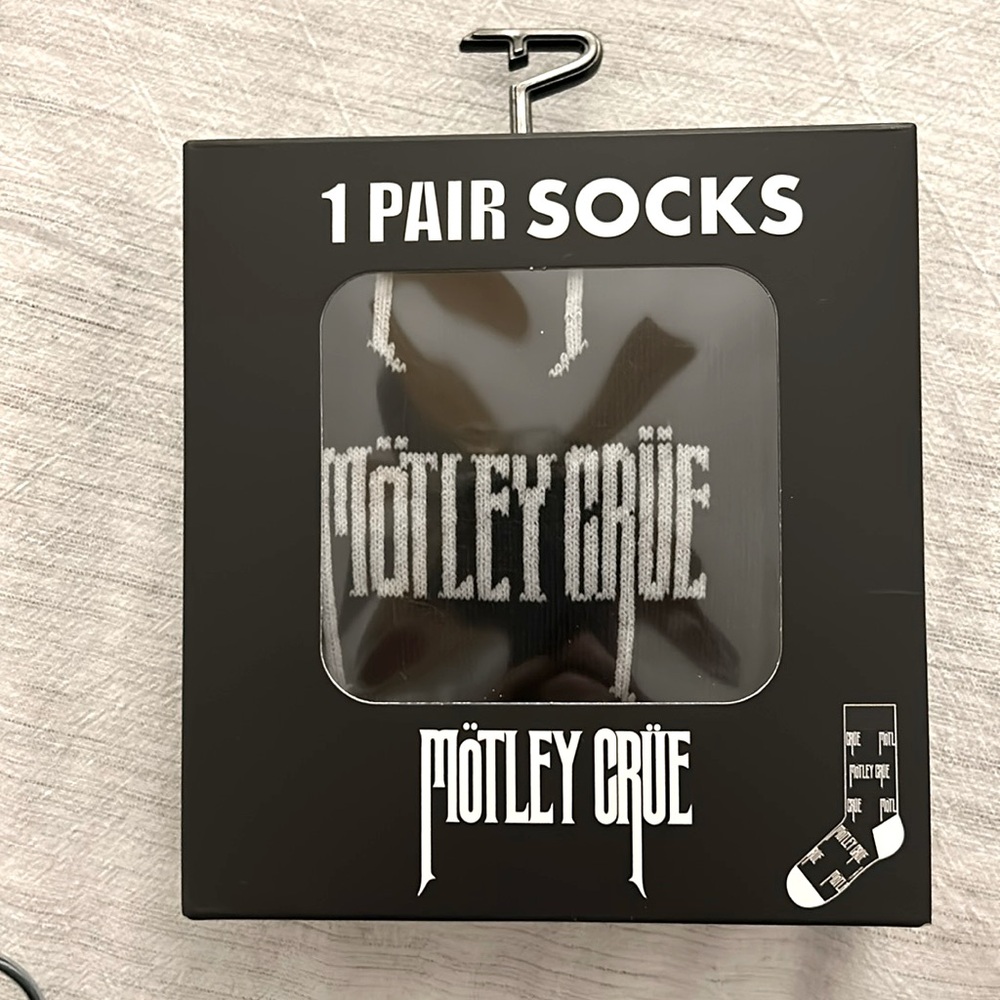 Motley Crue Socks Brand New sealed in box